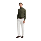 Silbon – 133609 – Jersey clásico de cuello vuelto de algodón BCI y cahsmere - Hombre