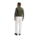 Silbon – 133609 – Jersey clásico de cuello vuelto de algodón BCI y cahsmere - Hombre