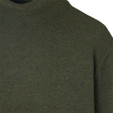 Silbon – 133609 – Jersey clásico de cuello vuelto de algodón BCI y cahsmere - Hombre