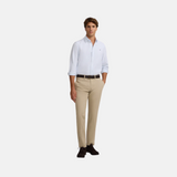 Silbon – 133611 – Pantalón chino mezcla de algodón BCI de corte Slim con cierre de botón y cremallera - Hombre