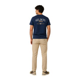 Silbon – 133611 – Pantalón chino mezcla de algodón BCI de corte Slim con cierre de botón y cremallera - Hombre