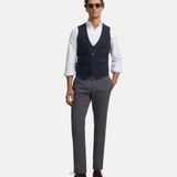 Silbon – 133613 – Pantalones chinos de algodón con bolsillos delanteros y traseros - Hombre