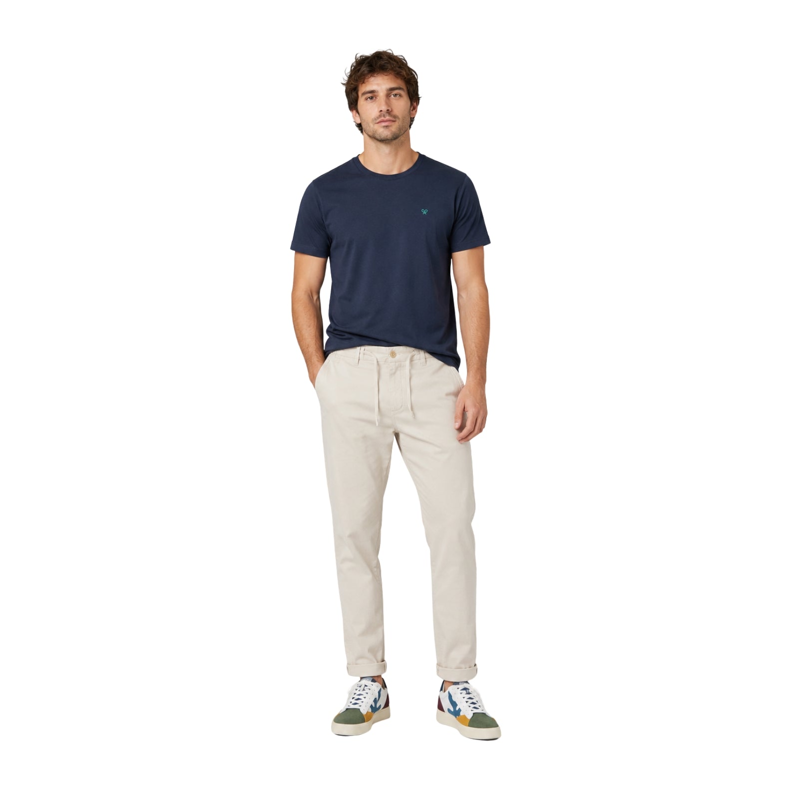 Pantalón jogger beige para hombre Silbon – Estilo y confort Konestilochic