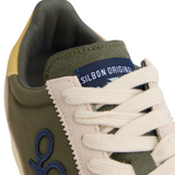 Silbon – 133637 – Zapatillas de piel de serraje y tejido técnico con forro de piel y suela de goma - Hombre
