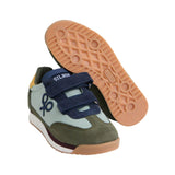 Zapatillas verde y azul para niño Silbon con velcro | Konestilochic