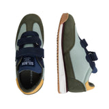 Silbon – 133657 – Zapatillas de piel de serraje y tejido técnico con cierre de velcro – Unisex niños