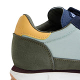 Silbon – 133657 – Zapatillas de piel de serraje y tejido técnico con cierre de velcro – Unisex niños