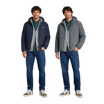 Abrigo reversible azul Silbon para hombre – Estilo y confort Konestilochic