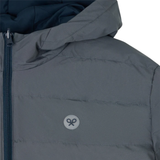 Silbon – 133661 – Abrigo técnico reversible con capucha, cierre de cremallera y bolsillos con cremallera - Hombre