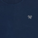 Silbon – Two Rackets 133730 – Camiseta de manga corta con cuello redondo 100% algodón - Hombre