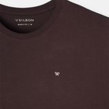 Silbon – 133766 – Camiseta de manga corta 100% algodón con logo bordado - Hombre