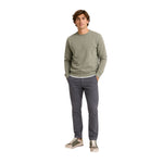 Sudadera verde gris Silbon para hombre con diseño en la espalda Konestilochic