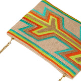 Latido - 13407BO-023 – Bolso-cartera con cadena metálica de quita y pon (26x18 cm.)