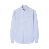 Silbon – 134139 – Camisa Oxford de rayas y manga larga 100% algodón BCI - Hombre