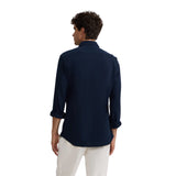 Silbon – 134162 – Camisa de sport de micropiqué comfort con manga larga 100% algodón - Hombre