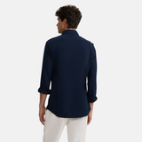 Silbon – 134162 – Camisa de sport de micropiqué comfort con manga larga 100% algodón - Hombre