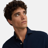 Silbon – 134162 – Camisa de sport de micropiqué comfort con manga larga 100% algodón - Hombre