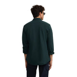 Silbon – 134165 – Camisa de sport de micropiqué comfort con manga larga 100% algodón - Hombre