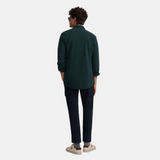 Silbon – 134165 – Camisa de sport de micropiqué comfort con manga larga 100% algodón - Hombre