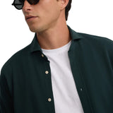 Silbon – 134165 – Camisa de sport de micropiqué comfort con manga larga 100% algodón - Hombre