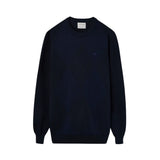 Silbon – 134239 – Jersey de cuello redondo con rombos estampados y logo bordado 30% lana - Hombre