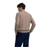 Silbon – 134249 – Jersey de ochos de corte regular con bajo acanalado 30% lana - Hombre