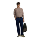 Silbon – 134249 – Jersey de ochos de corte regular con bajo acanalado 30% lana - Hombre