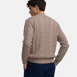 Silbon – 134249 – Jersey de ochos de corte regular con bajo acanalado 30% lana - Hombre