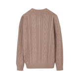 Silbon – 134249 – Jersey de ochos de corte regular con bajo acanalado 30% lana - Hombre