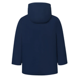 Silbon – 134283 – Abrigo de corte recto con capucha, bolsillos delanteros e interior de borreguito – Unisex niños