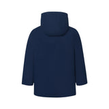 Silbon – 134283 – Abrigo de corte recto con capucha, bolsillos delanteros e interior de borreguito – Unisex niños