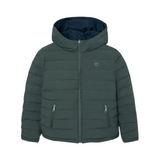 Silbon – 134289 – Abrigo reversible de corte regular con bolsillos y cuello subido con capucha - Niño