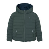Silbon – 134289 – Abrigo reversible de corte regular con bolsillos y cuello subido con capucha - Niño