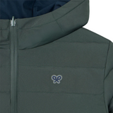 Silbon – 134289 – Abrigo reversible de corte regular con bolsillos y cuello subido con capucha - Niño