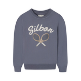 Silbon – 134489 – Sudadera 100% algodón de corte regular, cuello redondo y puños elásticos – Unisex niños