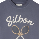 Silbon – 134489 – Sudadera 100% algodón de corte regular, cuello redondo y puños elásticos – Unisex niños