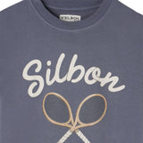 Silbon – 134489 – Sudadera 100% algodón de corte regular, cuello redondo y puños elásticos – Unisex niños