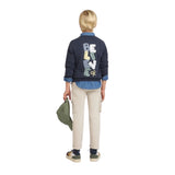 Silbon – 134490 – Sudadera 100% algodón con dibujo en la espalda - Niño