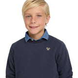 Silbon – 134490 – Sudadera 100% algodón con dibujo en la espalda - Niño