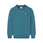 Sudadera verde Silbon Kids con diseño trasero multicolor Konestilochic