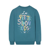 Silbon – Kids Petits 134492 – Sudadera de corte regular y cuello redondo con bordado en la espalda - Niño