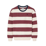 Silbon – 134498 – Sudadera de rayas anchas 100% algodón con bordado de raquetas - Niño