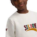 Silbon – 135228 – Sudadera con letras bordadas en rizo de toalla - Niña