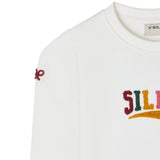 Silbon – 135228 – Sudadera con letras bordadas en rizo de toalla - Niña