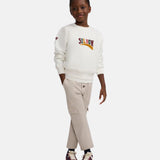 Silbon – 135264 – Pantalones cargo de tiro medio y corte regular mezcla de algodón y elastano - Niña