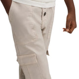 Silbon – 135264 – Pantalones cargo de tiro medio y corte regular mezcla de algodón y elastano - Niña