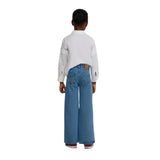 Silbon – 135267 – Pantalones vaqueros 1% elastano con detalle de trenza en los bolsillos - Niña