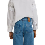 Silbon – 135267 – Pantalones vaqueros 1% elastano con detalle de trenza en los bolsillos - Niña