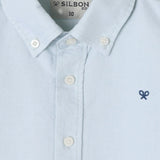 Silbon – 136053 – Camisa Oxford de manga larga 100% algodón BCI - Niño
