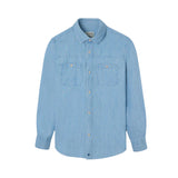 Silbon – 136061 – Camisa vaquera de manga larga 100% algodón BCI de corte regular - Niño